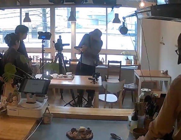 褒めるちゃんインサート撮影