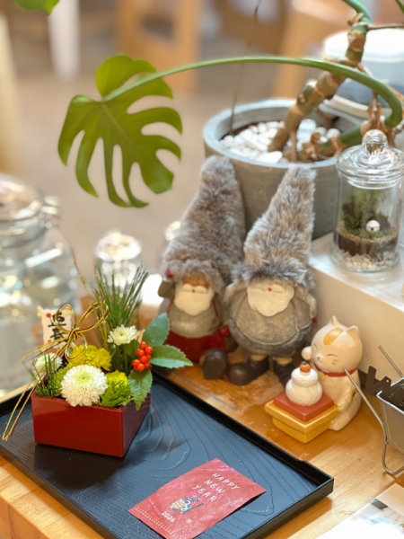 soleilさんからお正月のお花